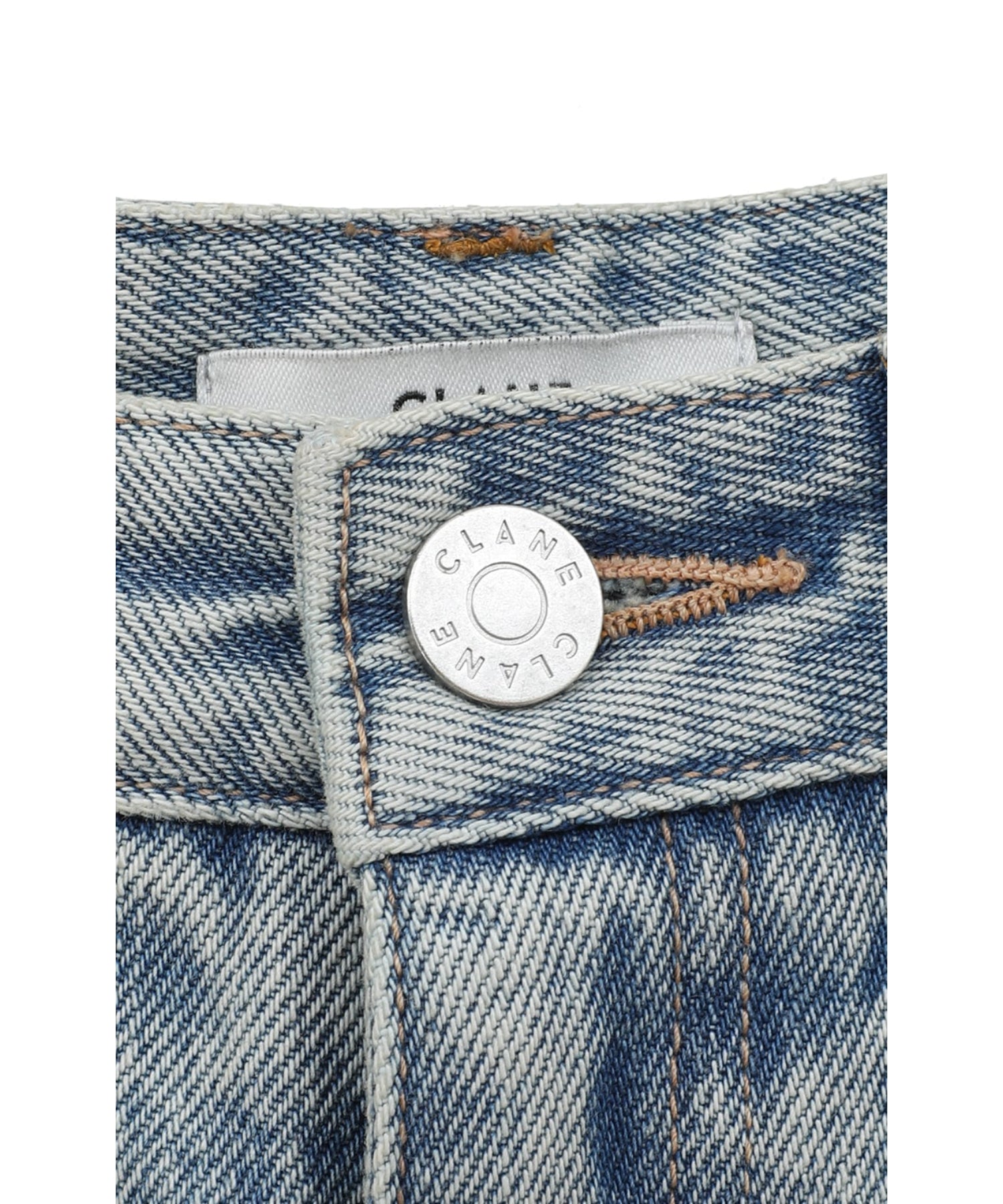 SLASH CUT DENIM PANTS