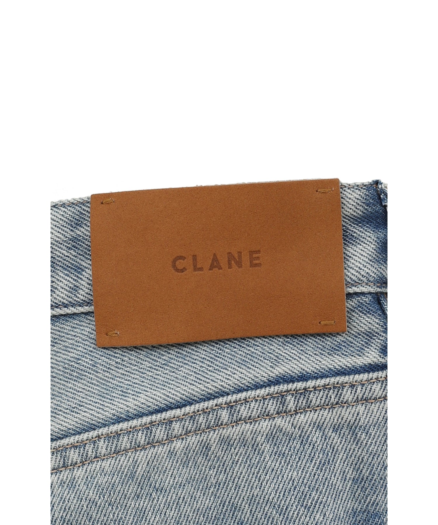 SLASH CUT DENIM PANTS