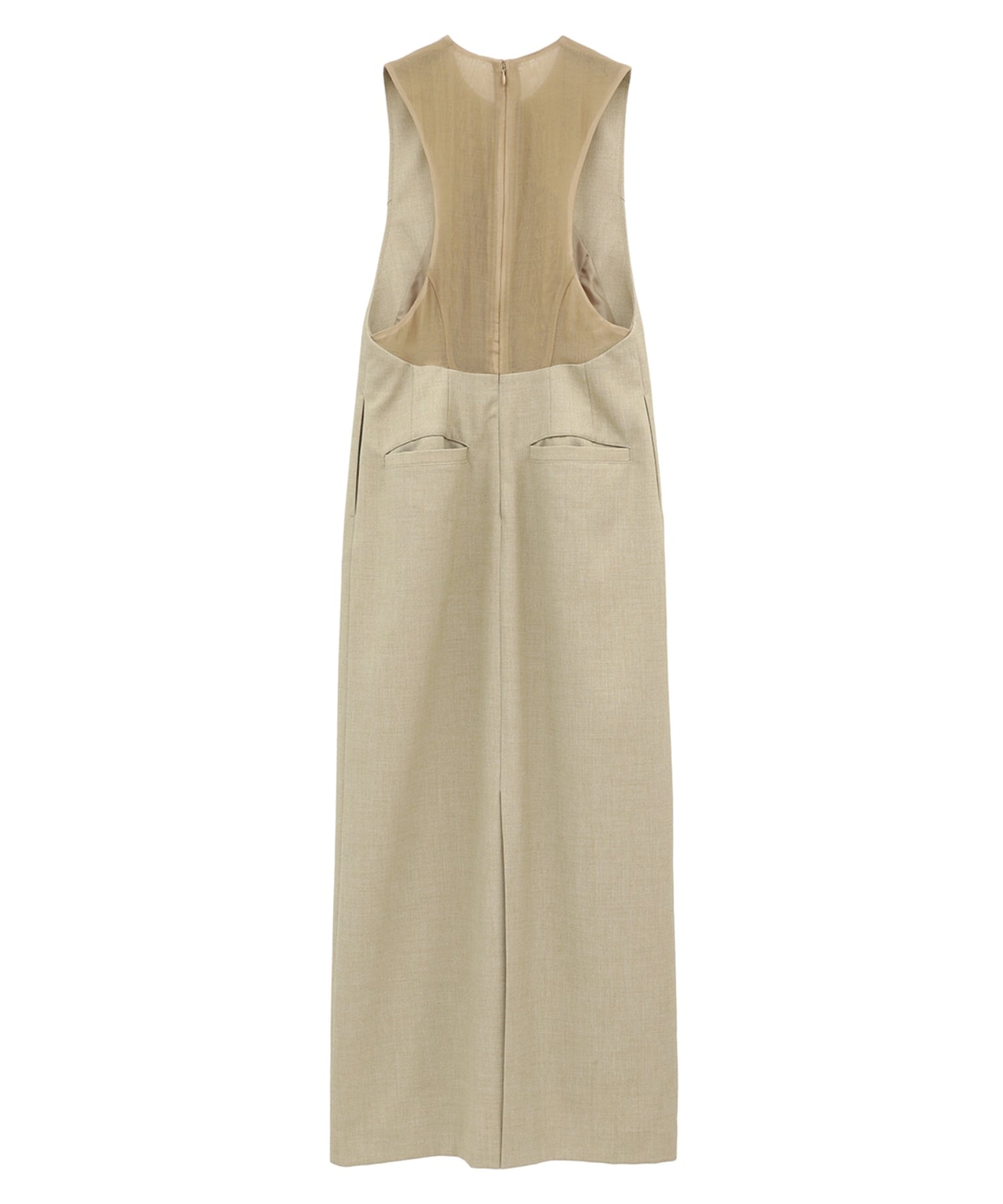 BACK SHEER MAXI ONEPIECE