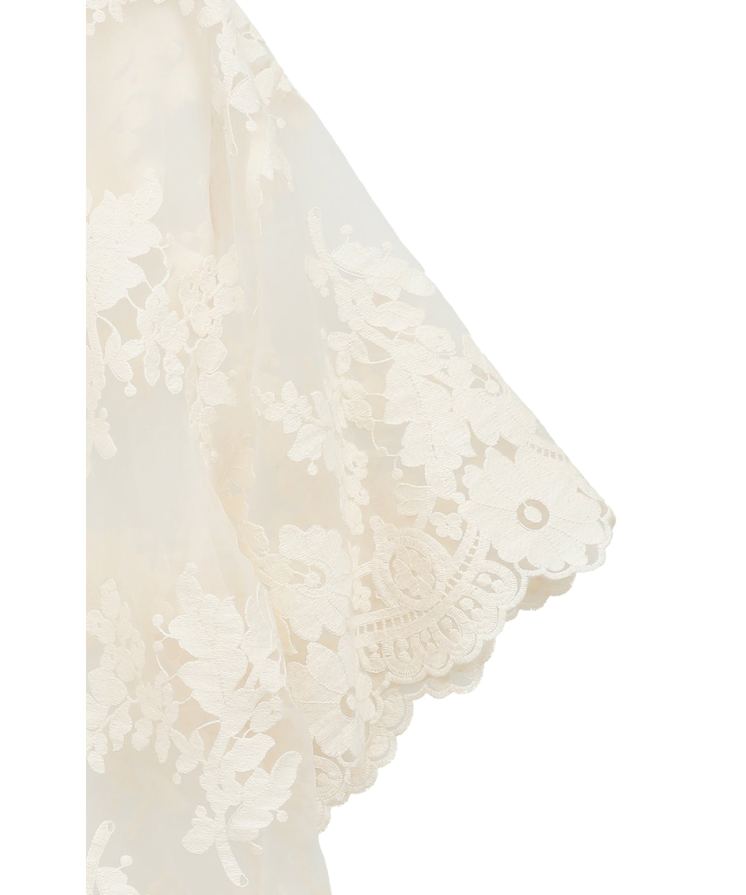 SHEER FLOWER LACE SHIRTS
