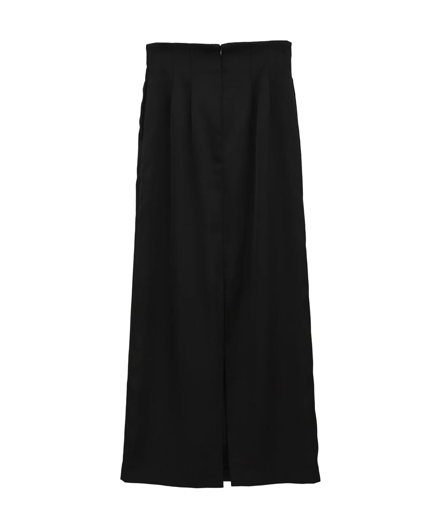 HIGH WAIST STRAIGHT SATIN SKIRT