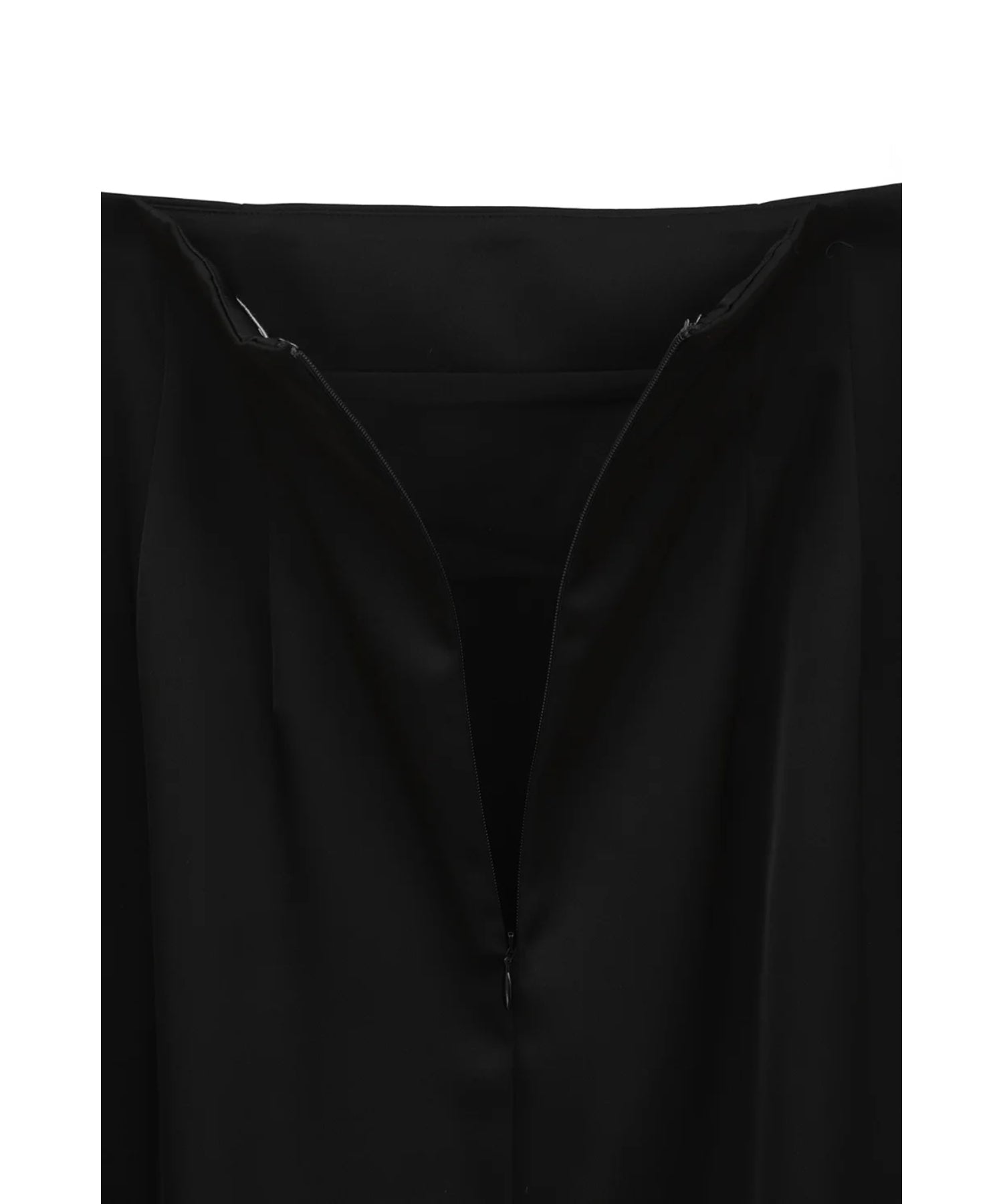 HIGH WAIST STRAIGHT SATIN SKIRT