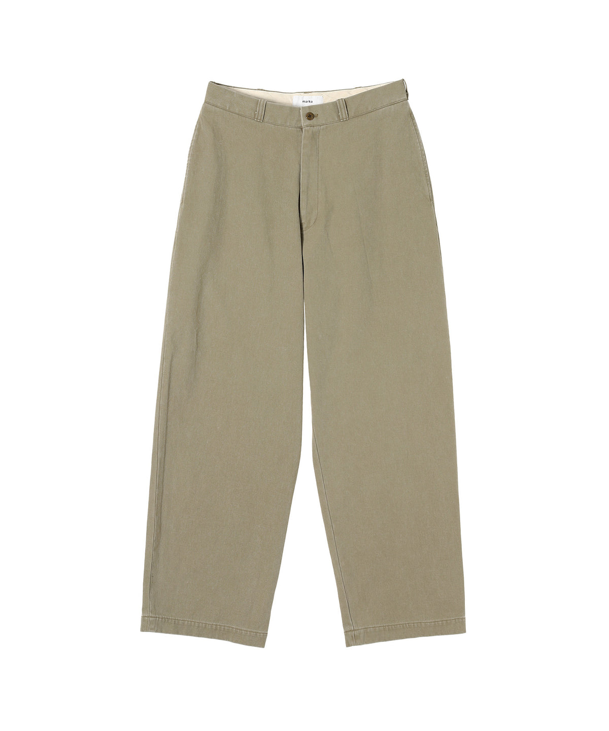 ORGANIC COTTON GABARDINE U.S.ARMY CHINO TROUSERS