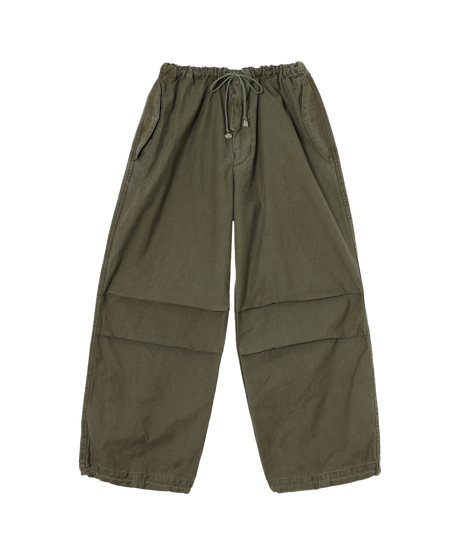 Organic Cotton Back Satin Wide Over Pants - marka (マーカ
