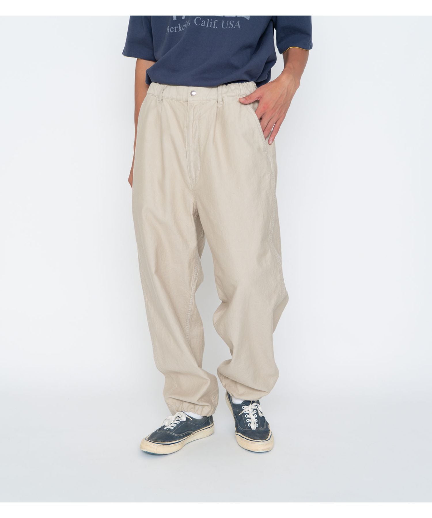 Uncut Corduroy Wide Tapered Field Pants