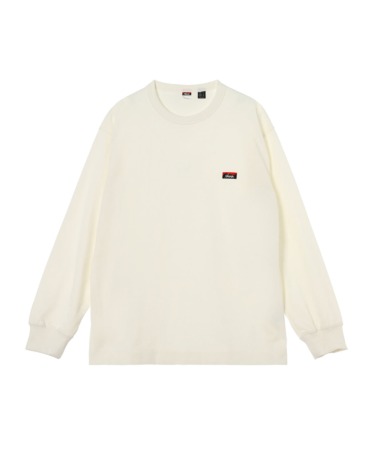 ECO HYBRID BOX LOGO EMBROIDERY L/S TEE(UNISEX)