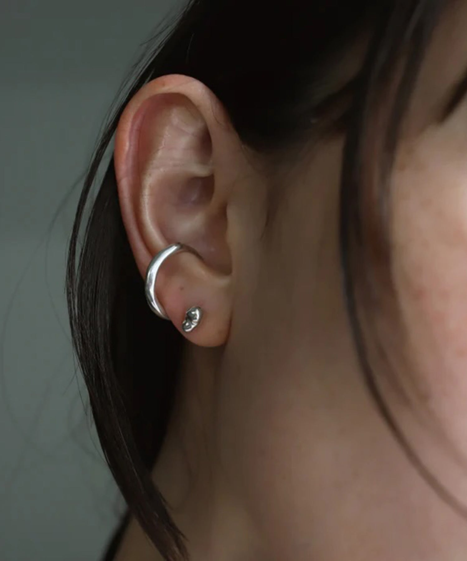 Silver925コンマピアス
