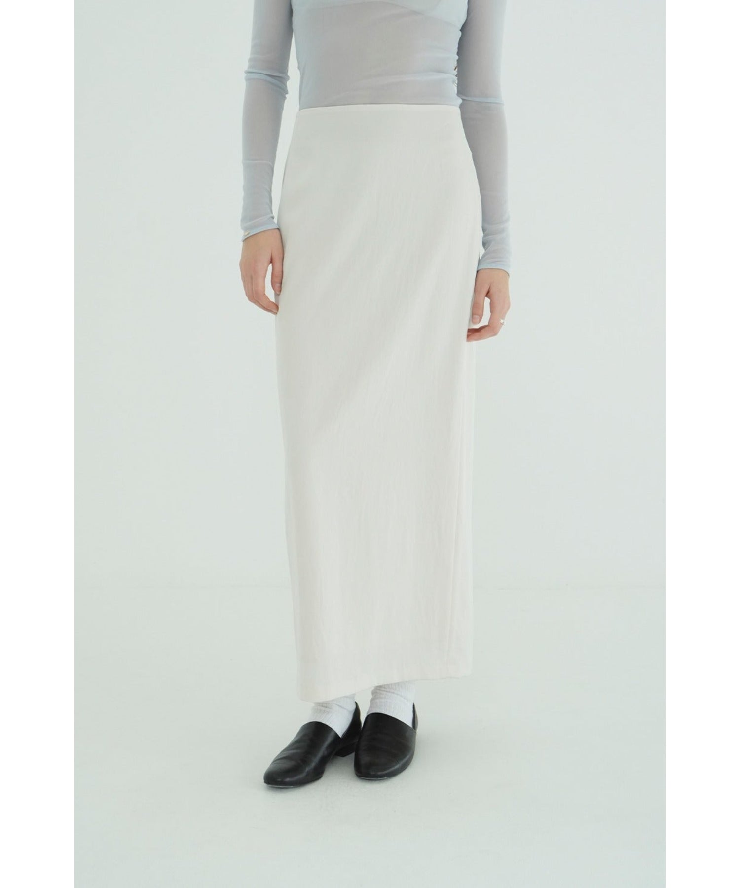 LOW WAIST STRAIGHT SKIRT - CLANE (クラネ) - bottom (ボトムス