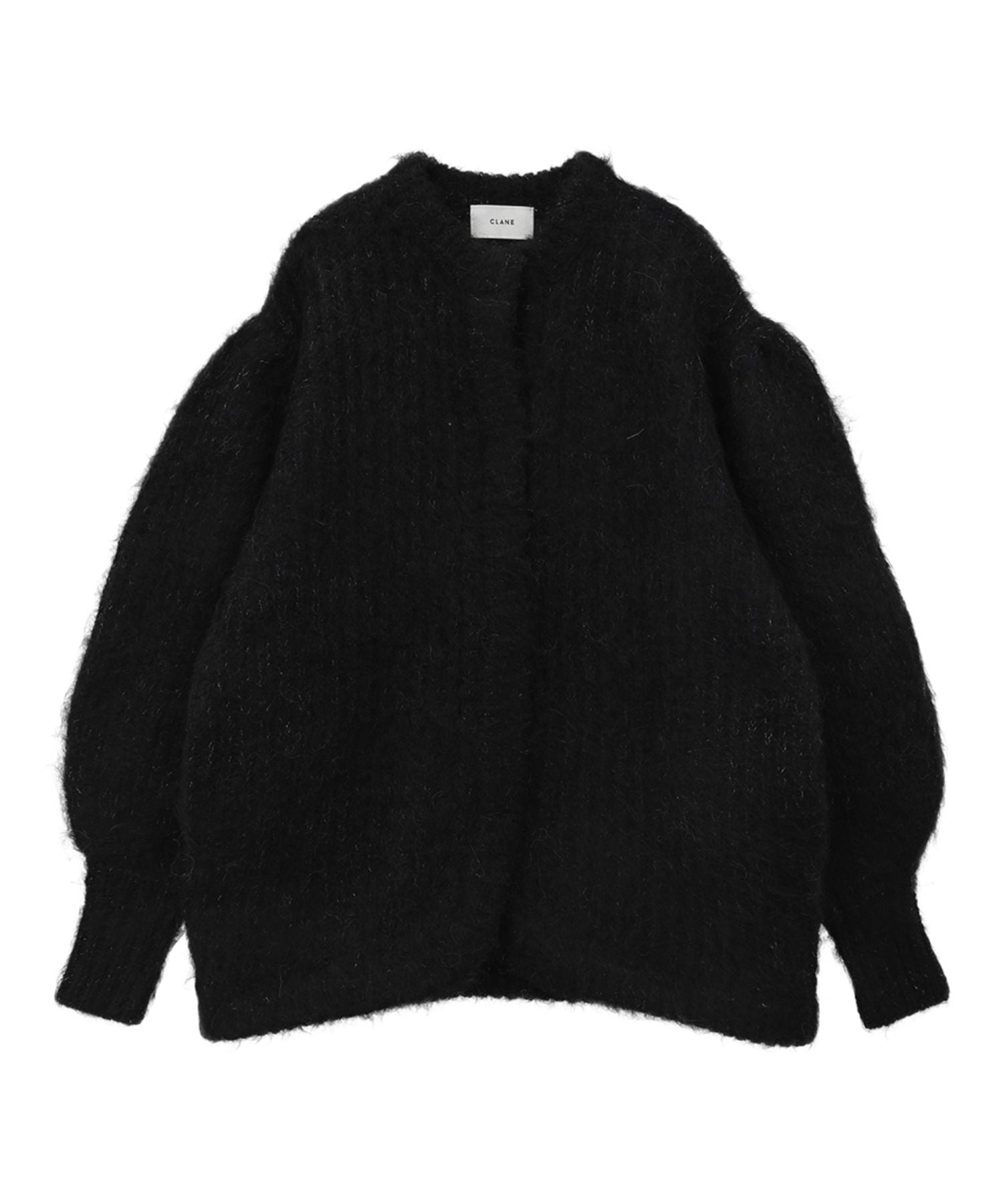 Color Mohair Shaggy Cardigan