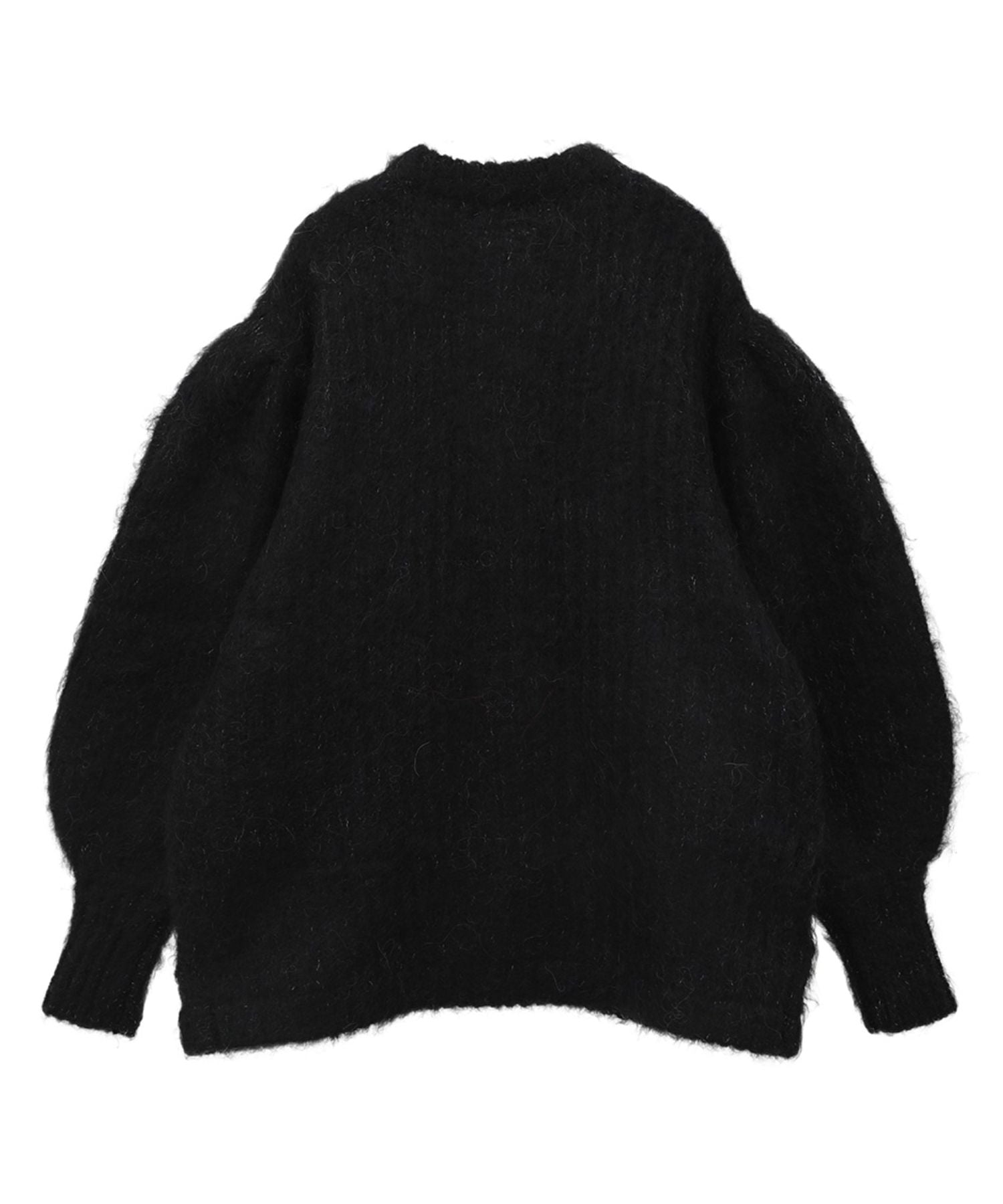 Color Mohair Shaggy Cardigan