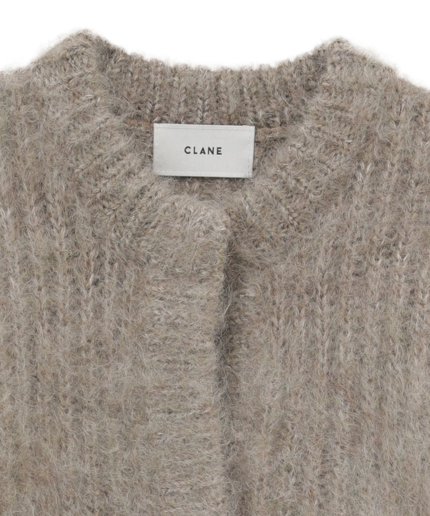 Color Mohair Shaggy Cardigan