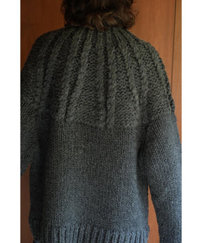 Chunky Cable Hand Knit Tops