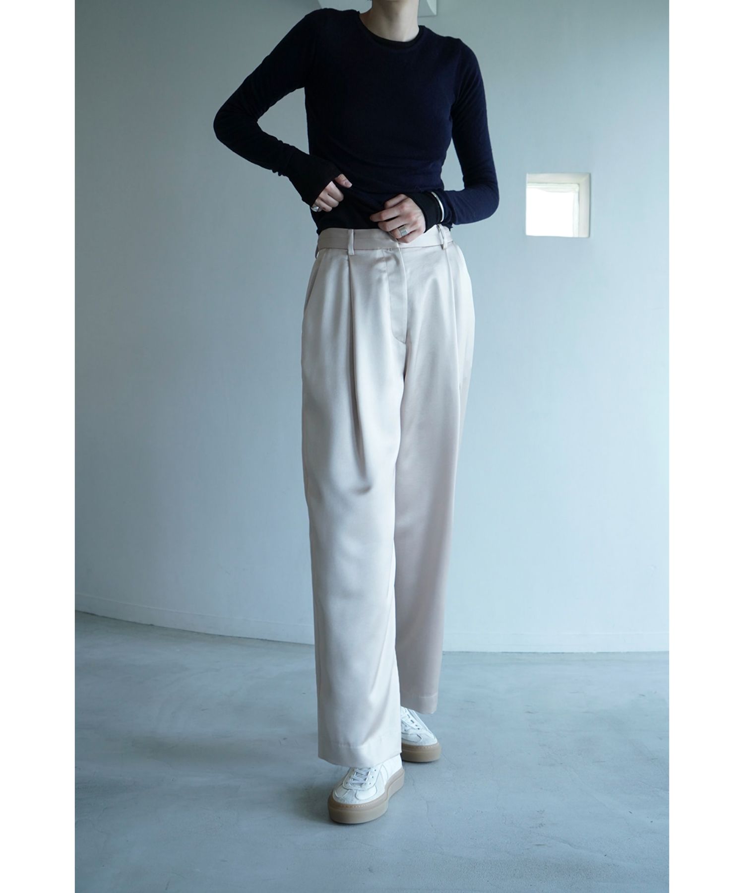 Satin Slacks Pants