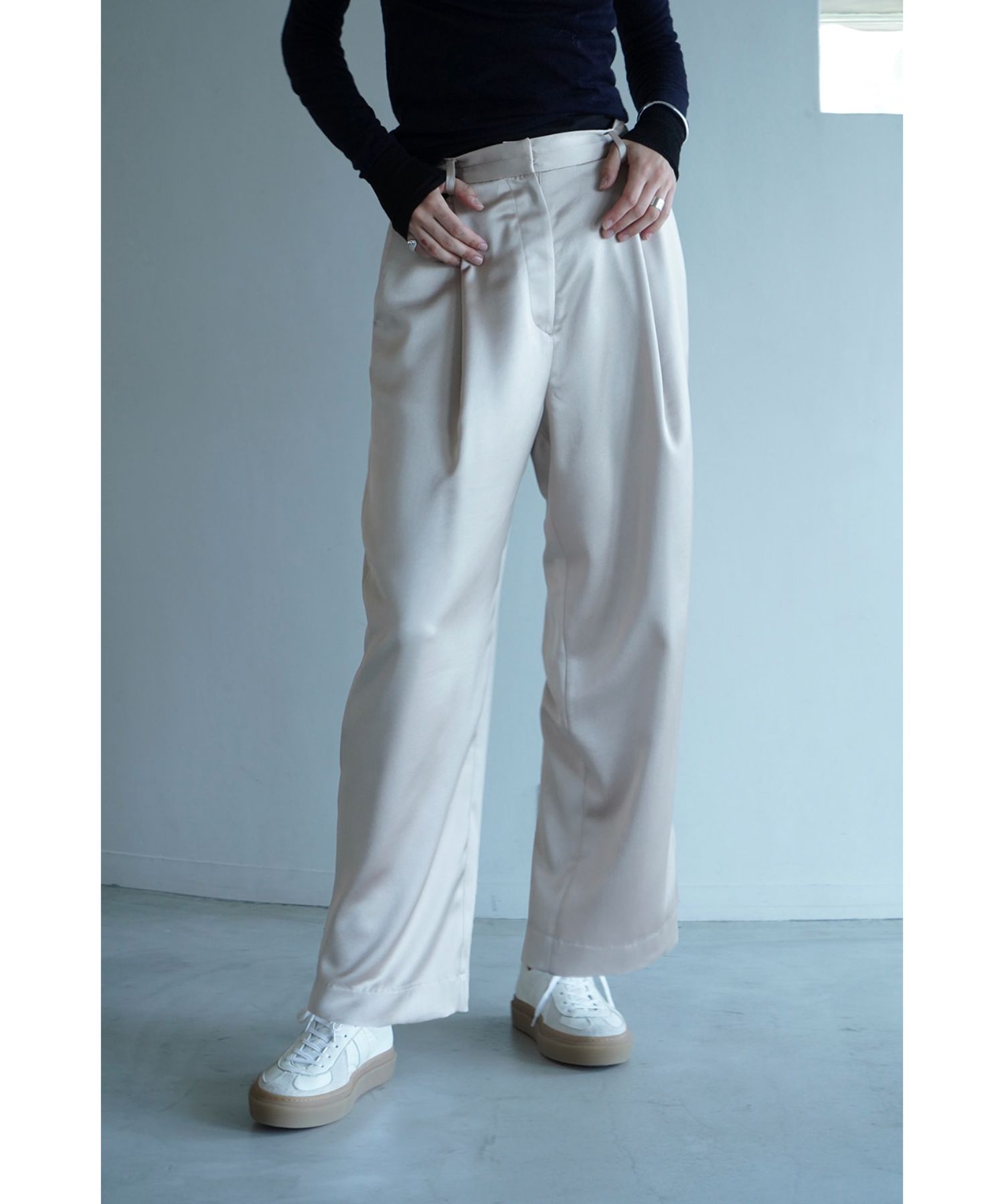 Satin Slacks Pants
