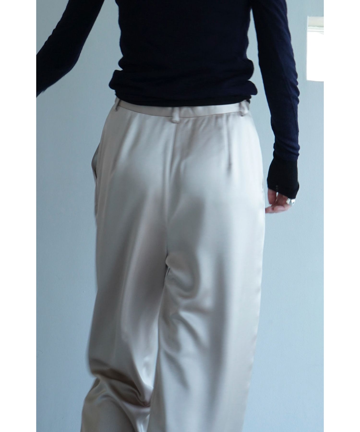 Satin Slacks Pants