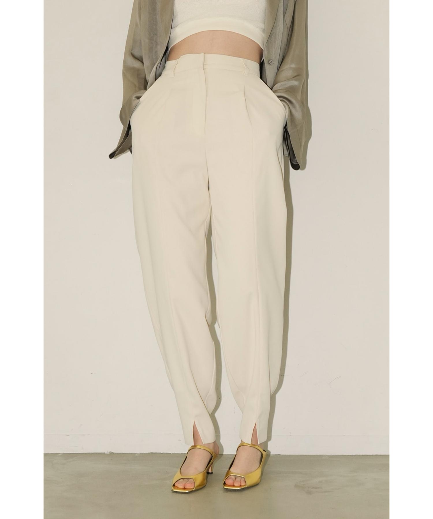 SLIT HEM BALLOON PANTS