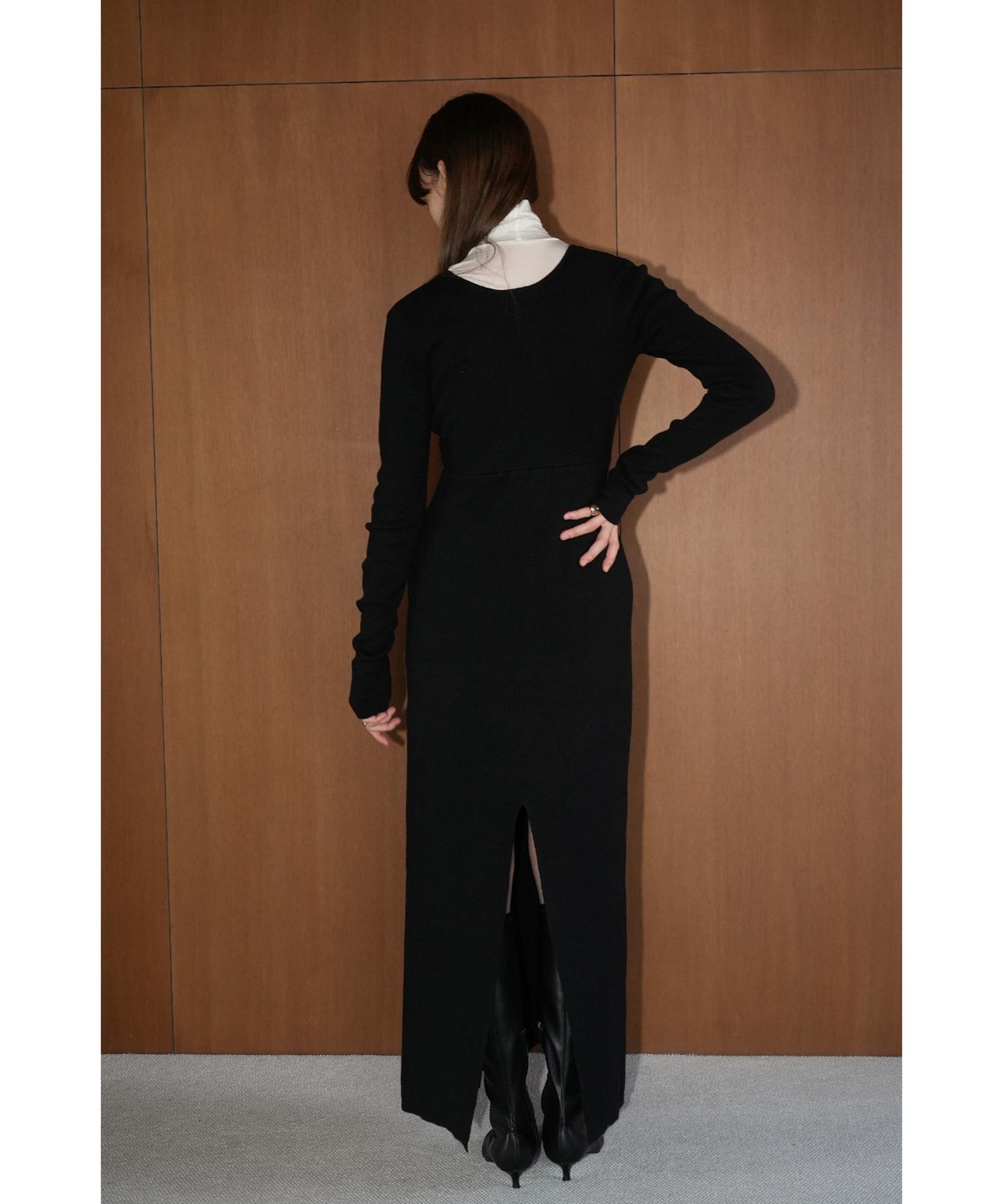 W FACE KNIT ONEPIECE