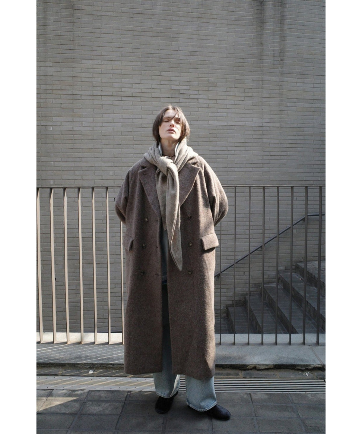 DOUBLE WOOL LONG COAT