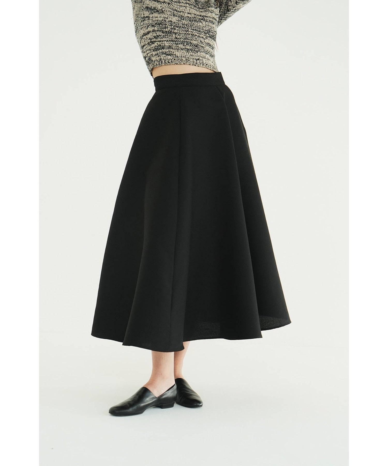 VOLUME FLARE SKIRT - CLANE (クラネ) - bottom (ボトムス) | FIGURE