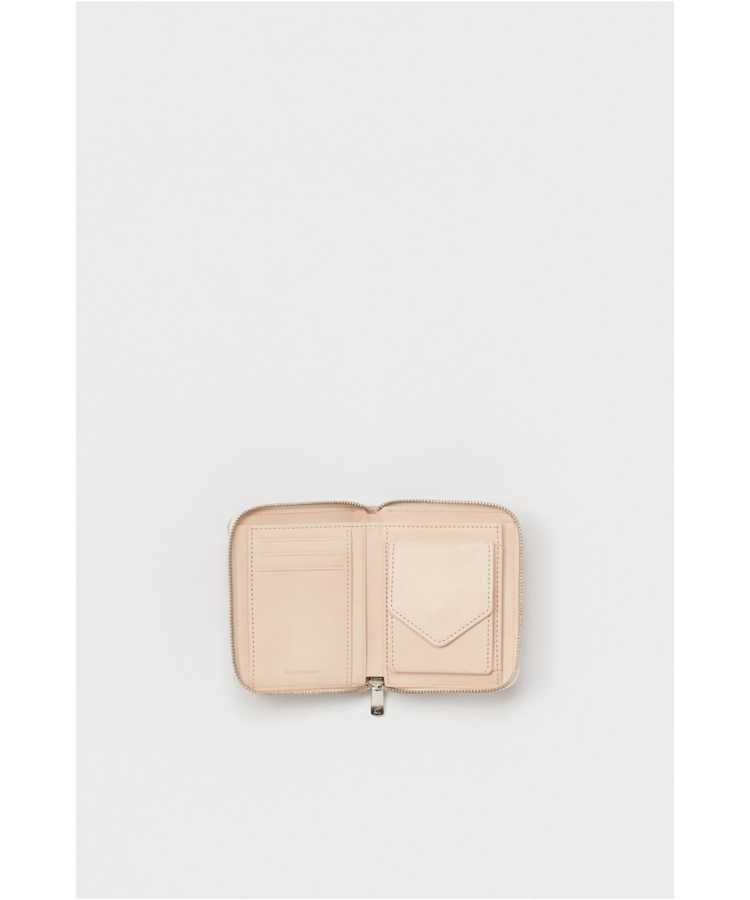 square zip purse