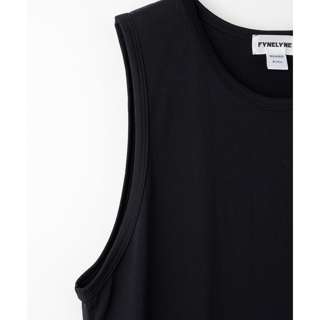 No Sleeve Round Neck