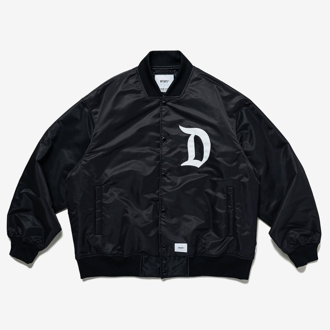 615cmWTAPS TEAM JACKET NYLON SATIN