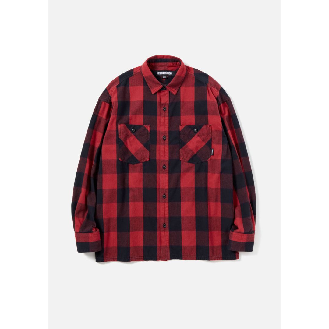 BUFFALO CHECK SHIRT LS