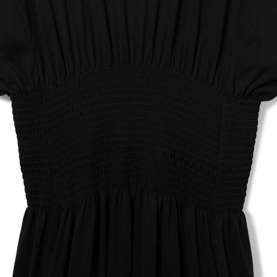 Suvin Royal Jersey Shirring Dress