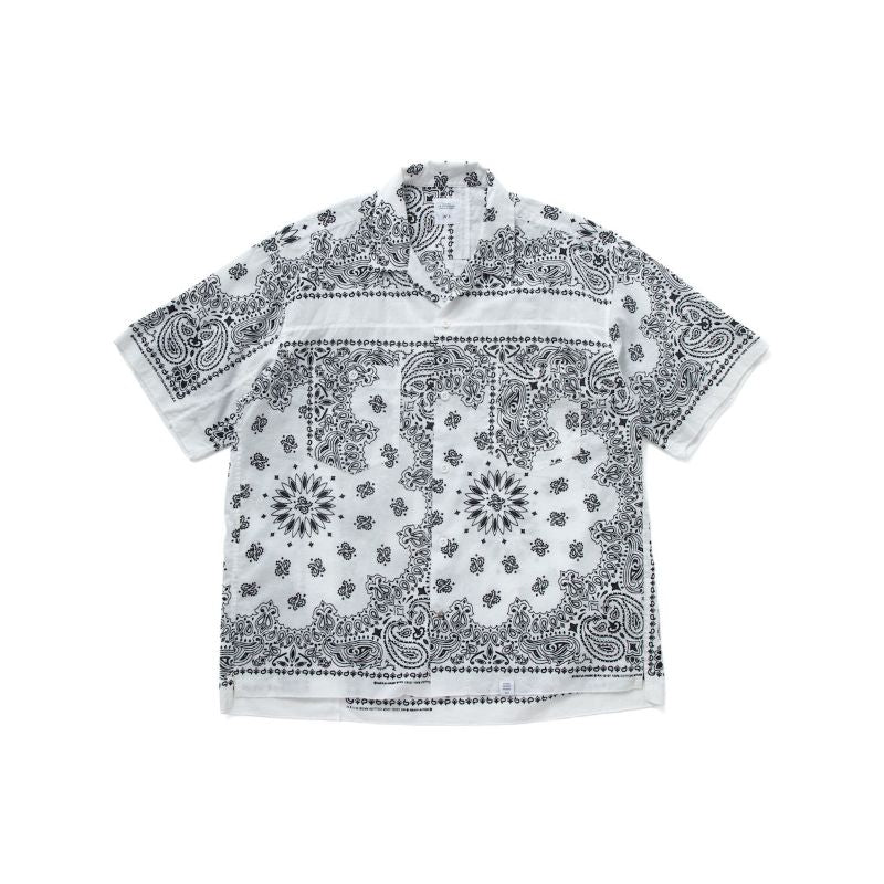 S/S PATCH WORKED BANDANA SHIRT "MONK"