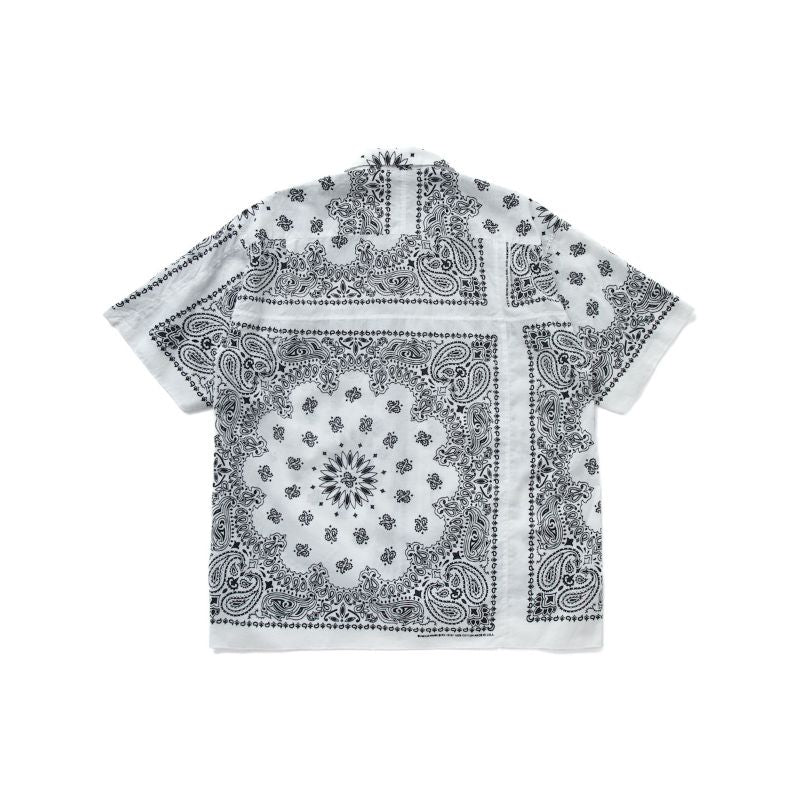 S/S PATCH WORKED BANDANA SHIRT "MONK"