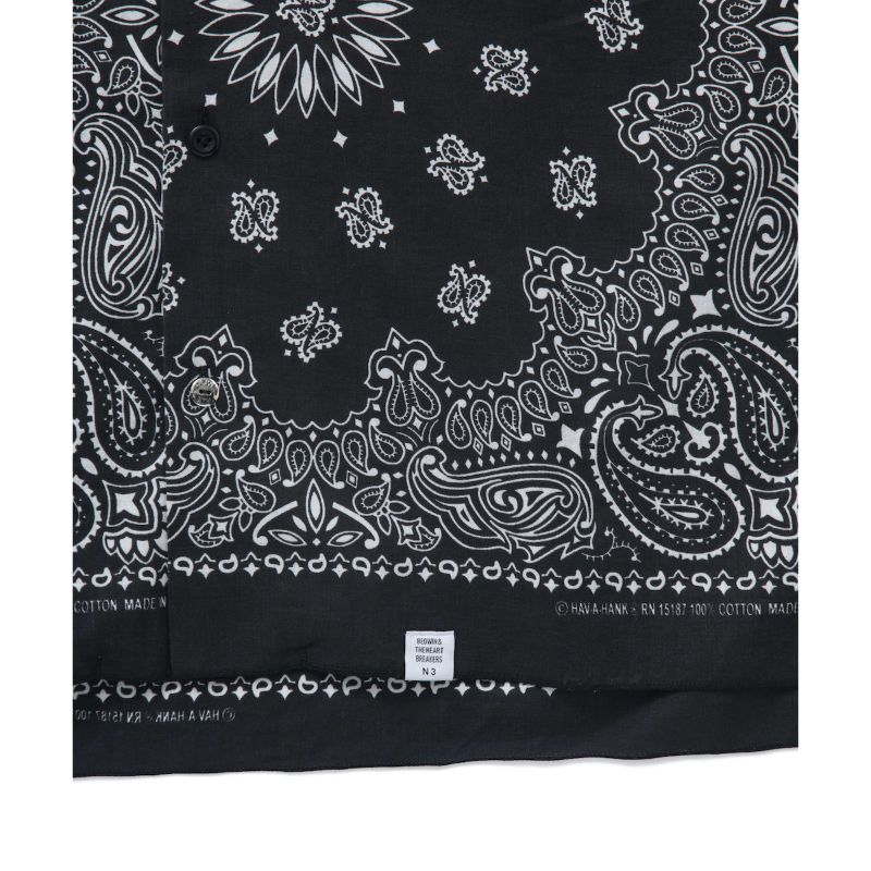 S/S PATCH WORKED BANDANA SHIRT "MONK"
