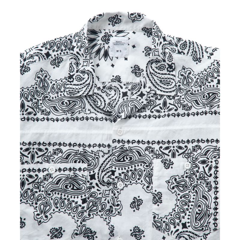 L/S PATCH WORKED BANDANA SHIRT "MONK"