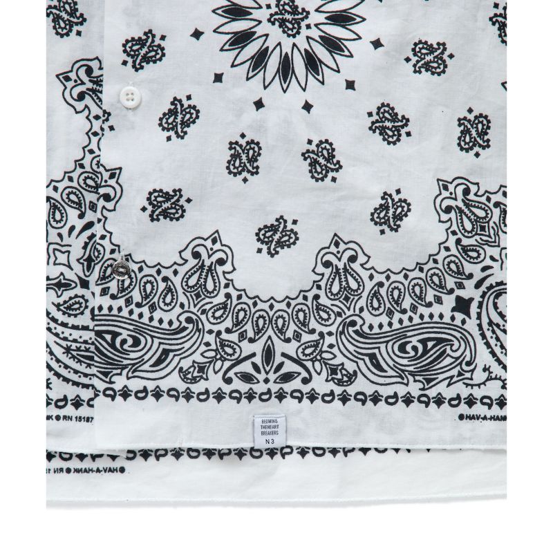L/S PATCH WORKED BANDANA SHIRT "MONK"