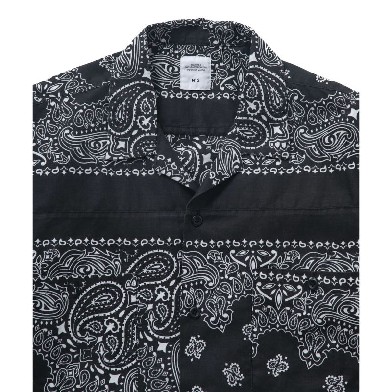 L/S PATCH WORKED BANDANA SHIRT "MONK"