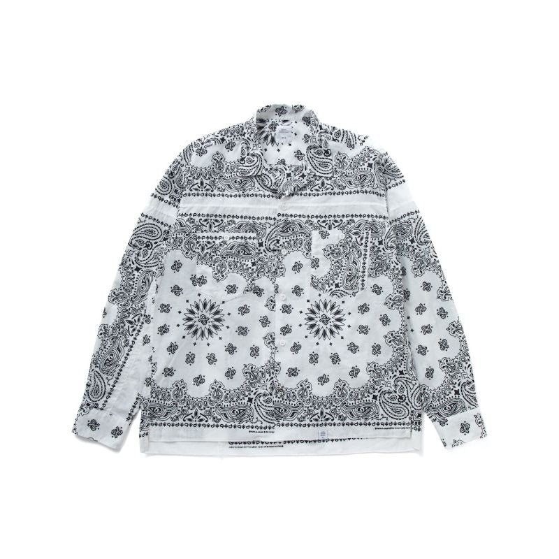 L/S PATCH WORKED BANDANA SHIRT "MONK"