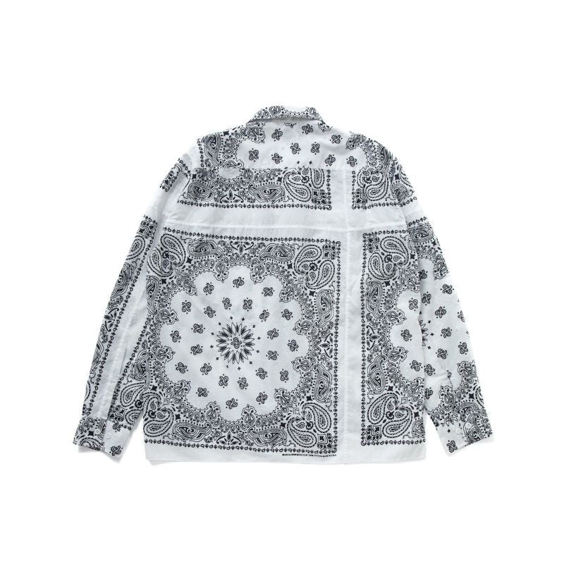 L/S PATCH WORKED BANDANA SHIRT "MONK"