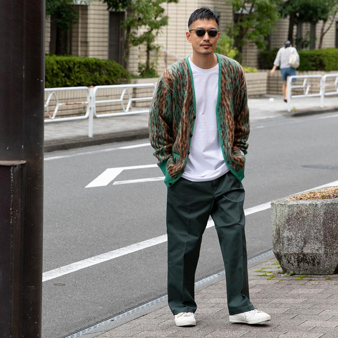 WACKO MARIA LEOPARD MOHAIR CARDIGAN ( TYPE-2 )