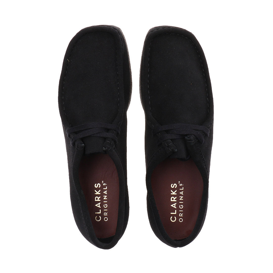Wallabee Black Suede