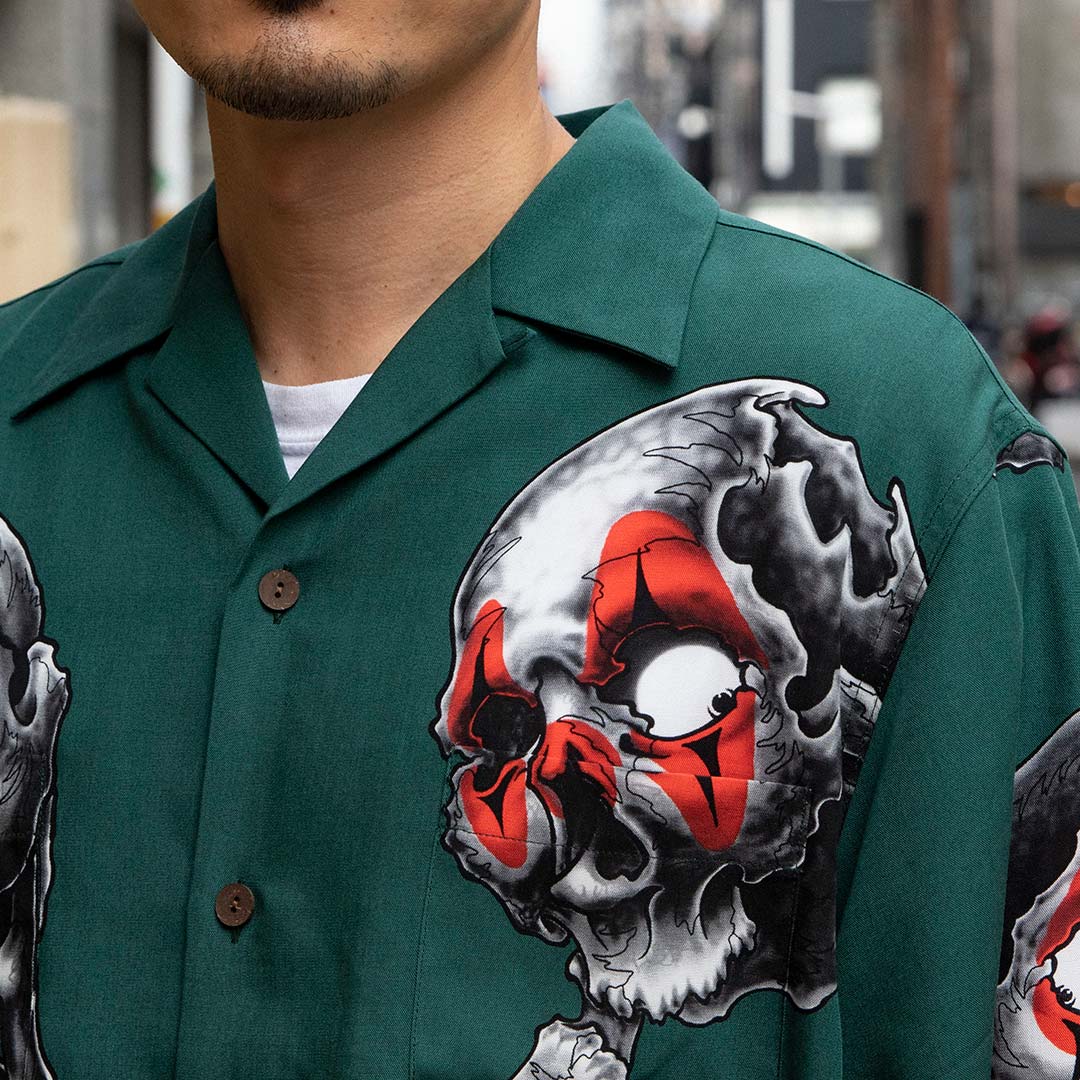 56 TATTOO STUDIO / S/S HAWAIIAN SHIRT
