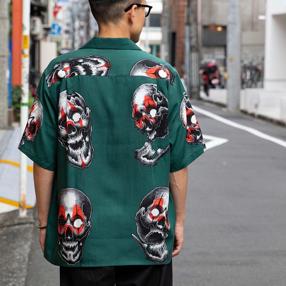56 TATTOO STUDIO / S/S HAWAIIAN SHIRT