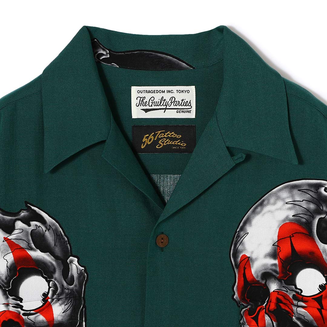 56 TATTOO STUDIO / S/S HAWAIIAN SHIRT