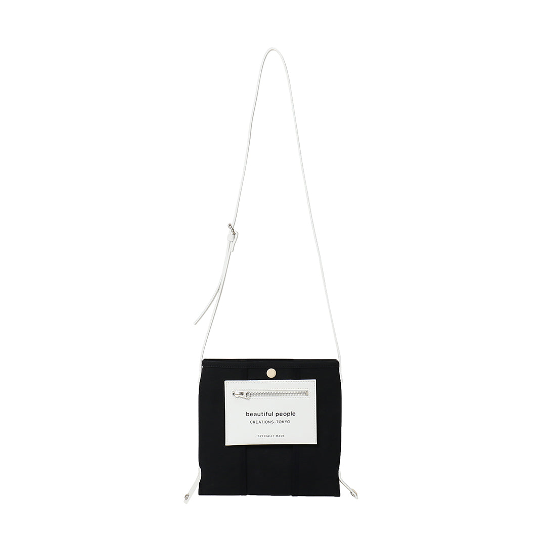 lining logo pocket mini shoulder bag