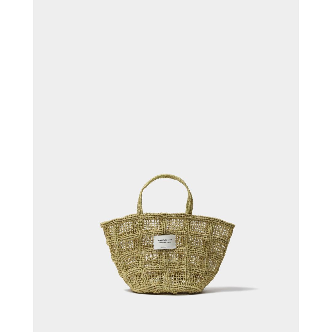 Abaca Knitting Tote Bag S