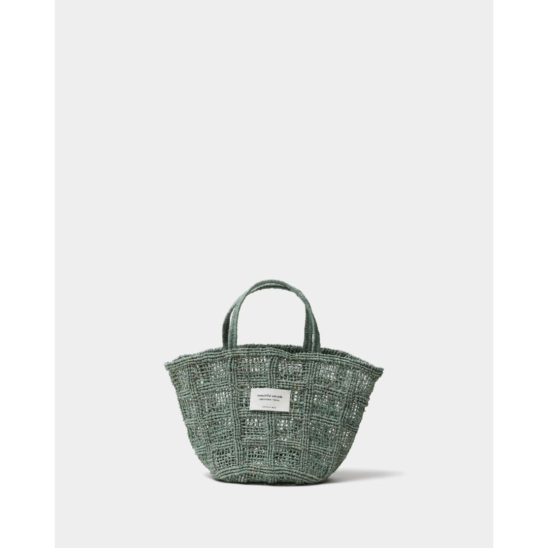 Abaca Knitting Tote Bag S