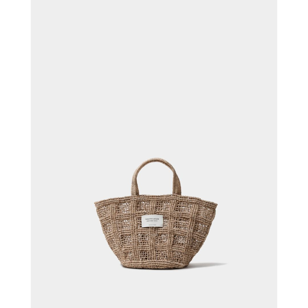 Abaca Knitting Tote Bag S