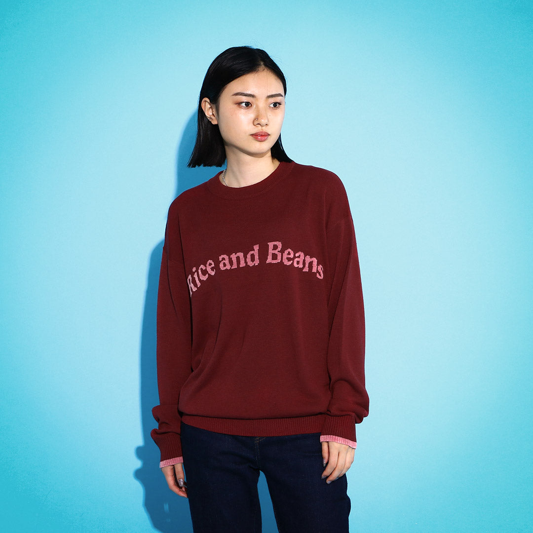RICE AND BEANS KNITTED JUMPER