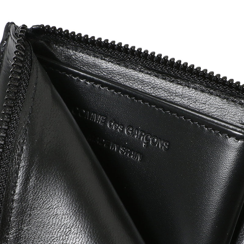 L字型ZIP財布(VERYBLACK)