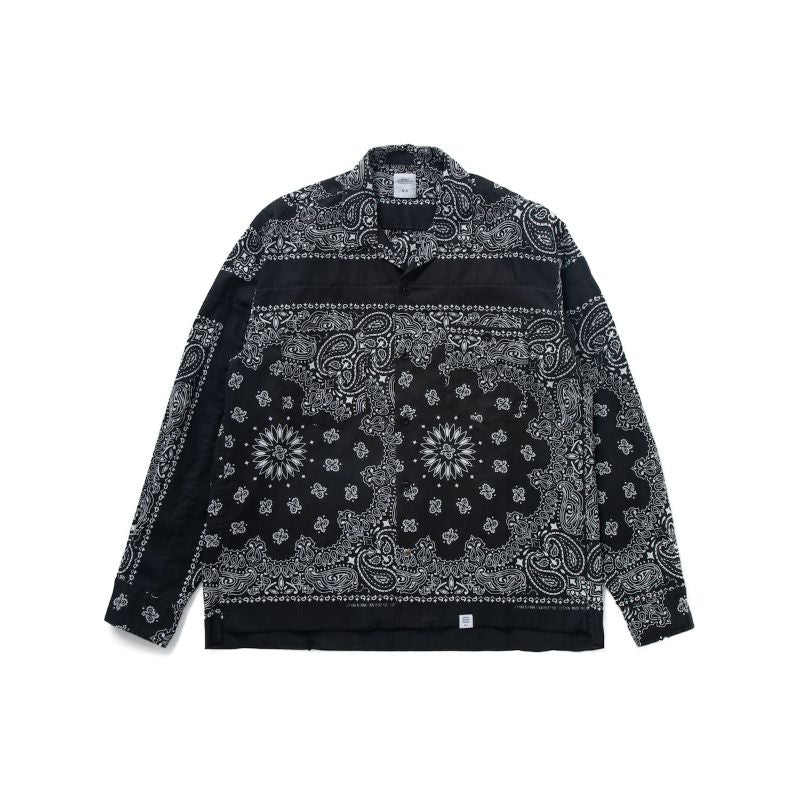 L/S PATCH WORKED BANDANA SHIRT "MONK"