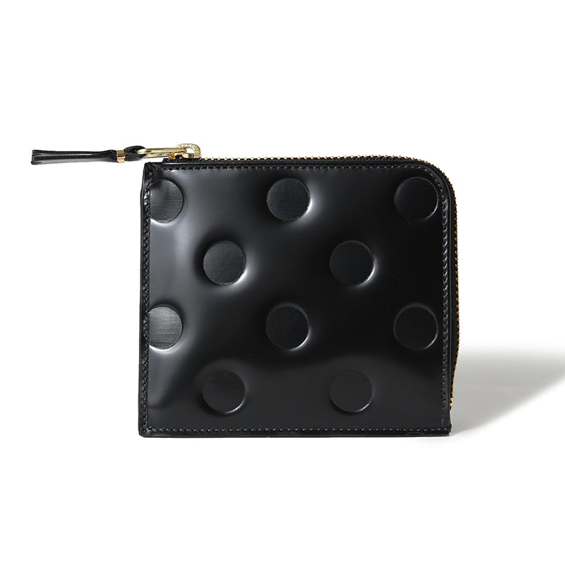 L字型ZIP財布(POLKA DOTS EMBOSSED) - Wallet COMME des GARCONS