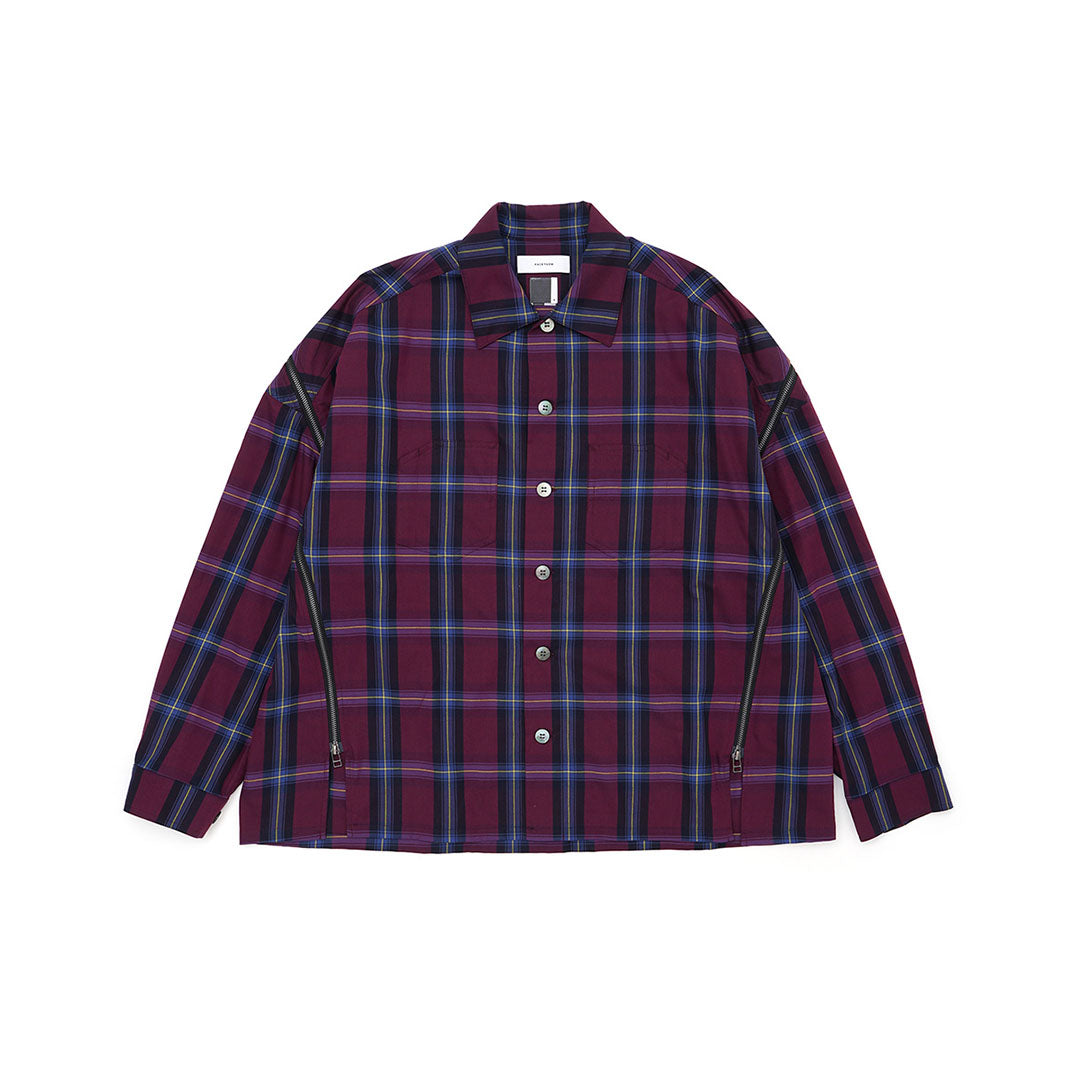 ファセッタズム(FACETASM)｜Zipped Check Shirt｜公式通販｜FIGURE